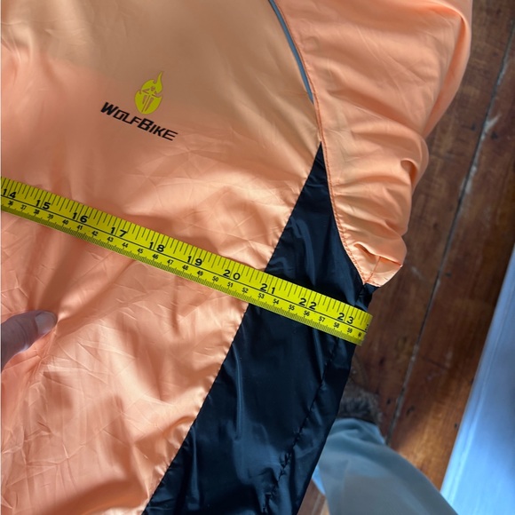 Wolfbike Men’s Waterproof Cycling Jacket Zip Front Lightweight Wind Resistant - Picture 12 of 15